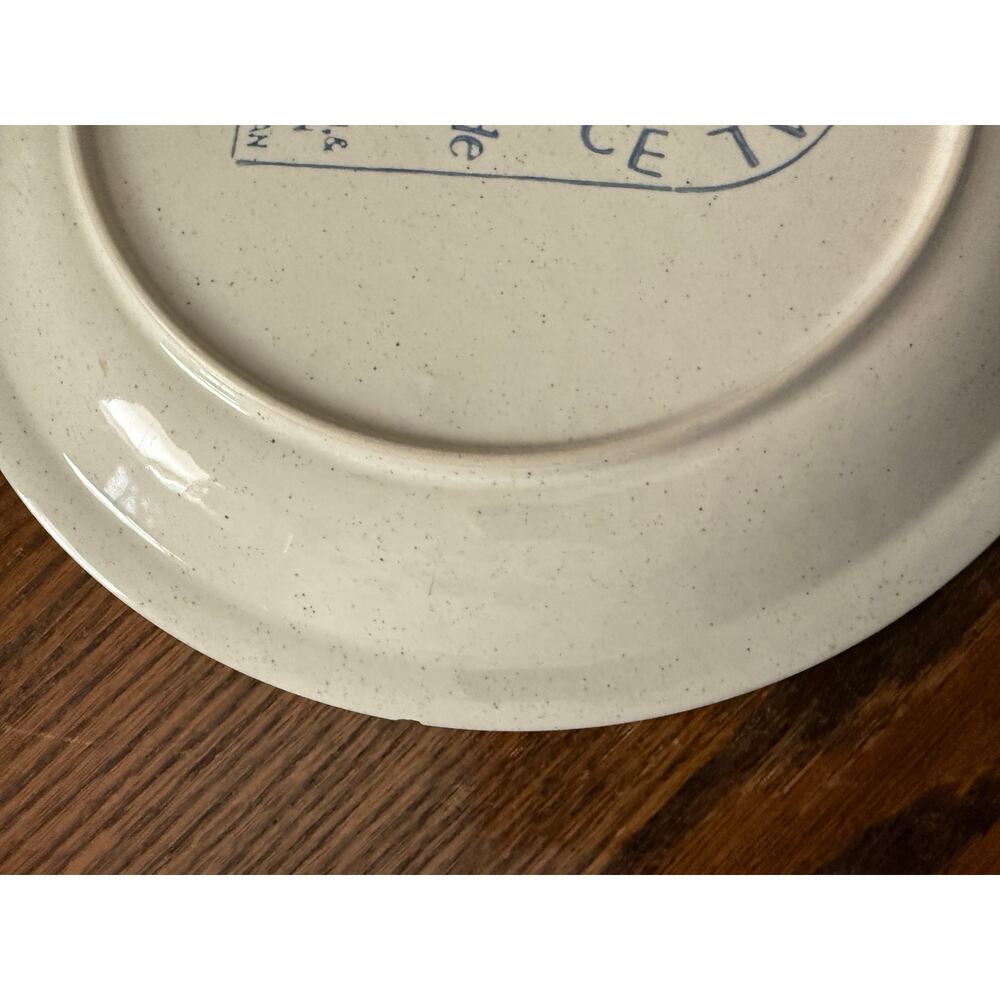 Vintage 70s Hearthside Chablis Stoneware Plate Set - Picture 9 of 15